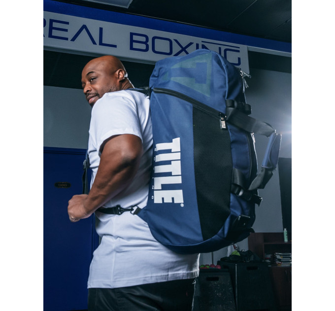 Спортивна сумка TITLE Boxing Champion Sport Bag/Backpack Blue/Black