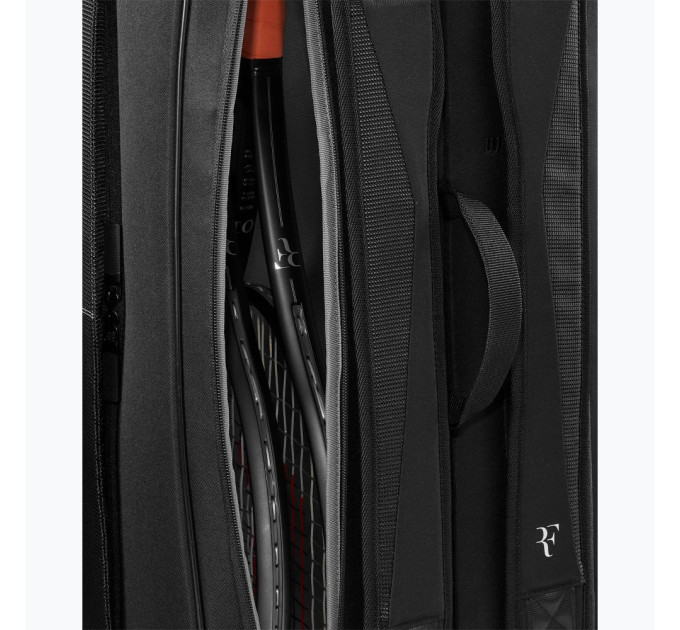 Чохол Wilson RF TOURNAMENT RACQUET BAG 9PK Чорний 72 x 28 x 34 см (WR8043301001)
