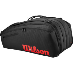 Чохол Wilson CLASH V3 15PK RACQUET BAG BLACK/INFRARED Чорний 76 x 34 x 45 см (WR8038201001)