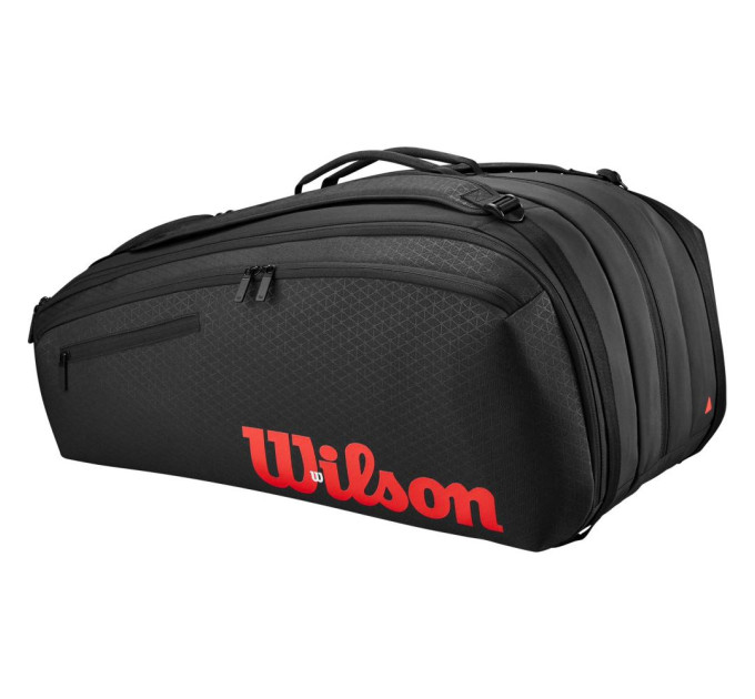 Чохол Wilson CLASH V3 15PK RACQUET BAG BLACK/INFRARED Чорний 76 x 34 x 45 см (WR8038201001)