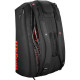 Чохол Wilson CLASH V3 15PK RACQUET BAG BLACK/INFRARED Чорний 76 x 34 x 45 см (WR8038201001)