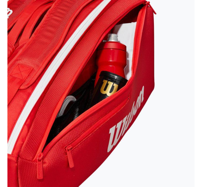Чохол Wilson SUPER TOUR WILSON RED 9PK 2025 Червоний 76 x 28 x 50 (WR8036701001)