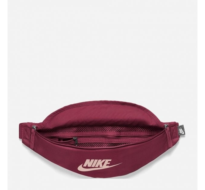 Сумка на пояс (бананка) Nike Heritage Waistpack-Fa21 Бордова (DB0490-638)