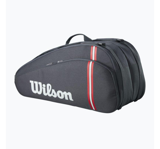 Чохол Wilson TOUR 12PK RACKET BAG 2025 Чорний 72,39 x 29,21 x 31,75 (WR8037301001)
