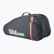 Чохол Wilson TOUR 12PK RACKET BAG 2025 Чорний 72,39 x 29,21 x 31,75 (WR8037301001)