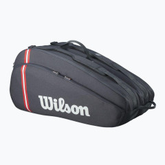 Чохол Wilson TOUR 12PK RACKET BAG 2025 Чорний 72,39 x 29,21 x 31,75 (WR8037301001)