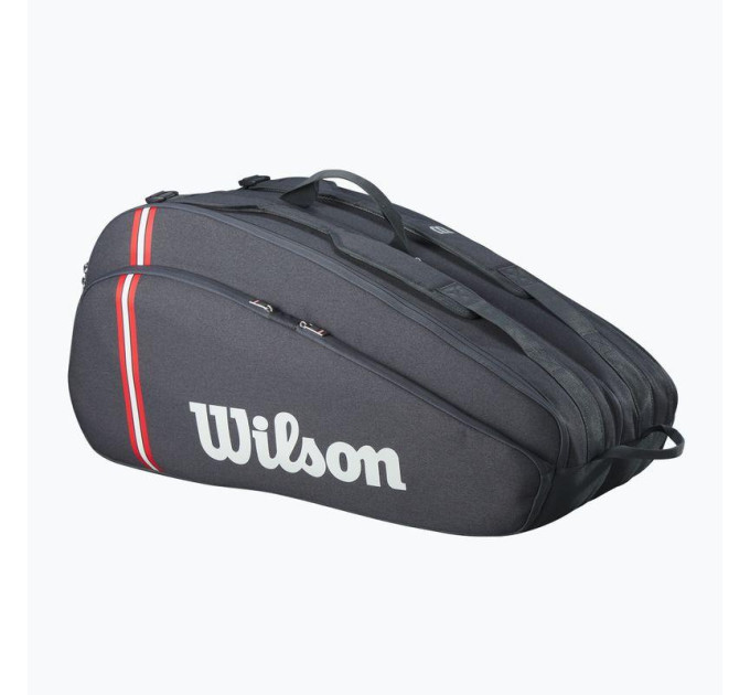 Чохол Wilson TOUR 12PK RACKET BAG 2025 Чорний 72,39 x 29,21 x 31,75 (WR8037301001)