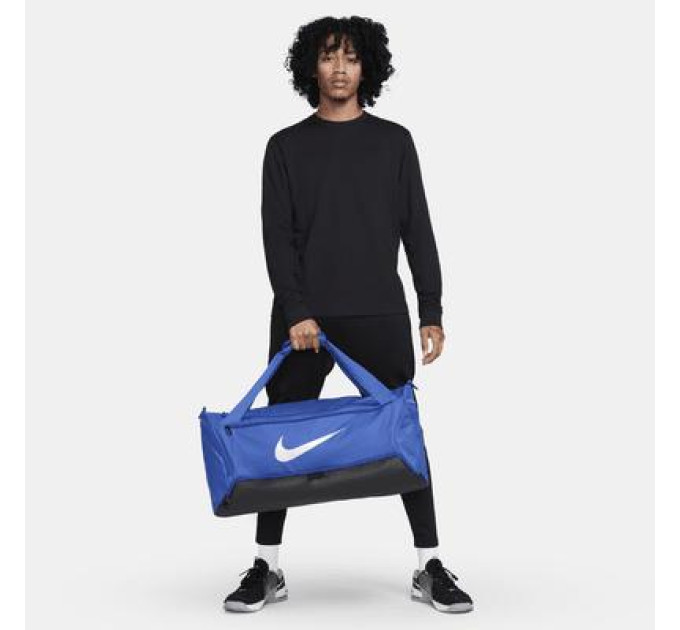 Сумка Nike NK BRSLA M DUFF - 9.5 60L Синій 64x30x30 см (DH7710-480)