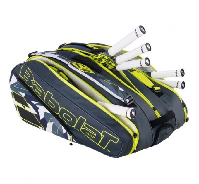 Чохол Babolat RH X 12 Pure Aero GREY/YELLOW/WHITE 751221/370