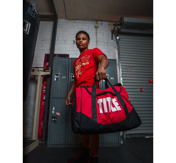 Спортивна сумка TITLE Boxing Individual Sport Bag Red