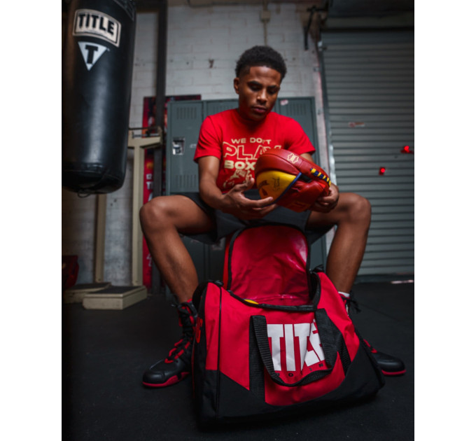 Спортивна сумка TITLE Boxing Individual Sport Bag Red