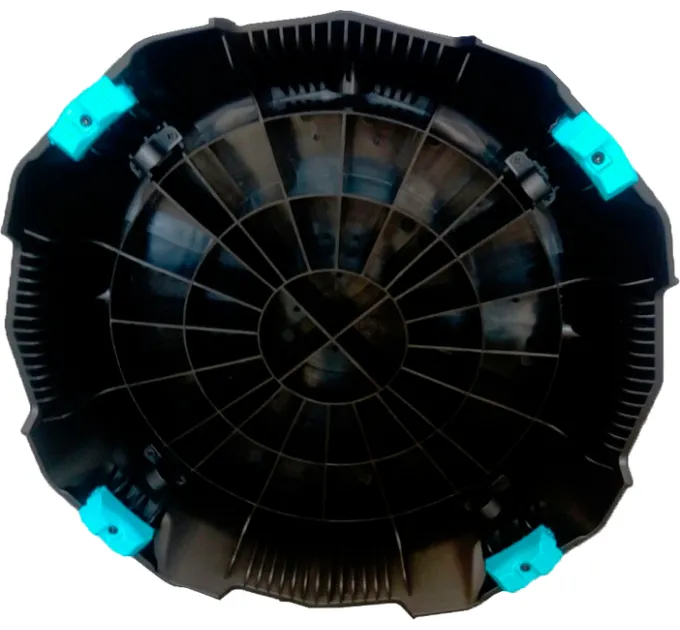 Степ платформа міні STEP Чорний Синій 106.5x43см (LP8244.S)