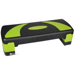 Степ-платформа LiveUP POWER STEP зелений, чорний 78х30х10-20см LS3168B