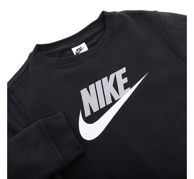 Дитячий Світшот Nike B NSW CLUB HBR CREW Чорний 104-110 (7dCV9297-011 104-110)