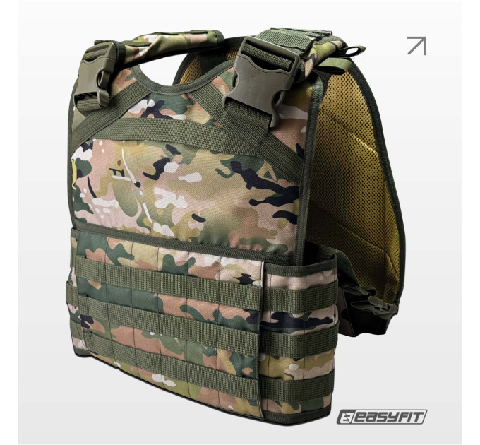 Плитоноска Pantsyr-2 (тактичний військовий жилет, бронежилет MOLLE) Multicam Original (Classic) Плитоноска Pantsyr-2 (тактичний військовий жилет, бронежилет MOLLE) Multicam Original (Classic)