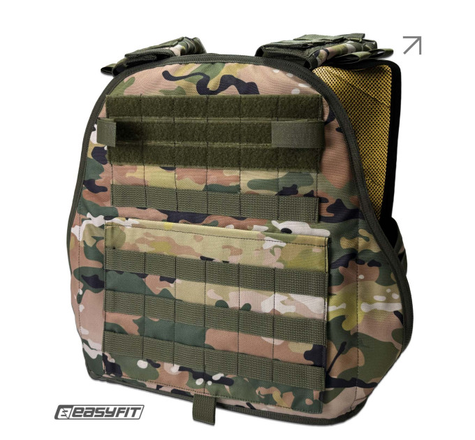 Плитоноска Pantsyr-2 (тактичний військовий жилет, бронежилет MOLLE) Multicam Original (Classic)