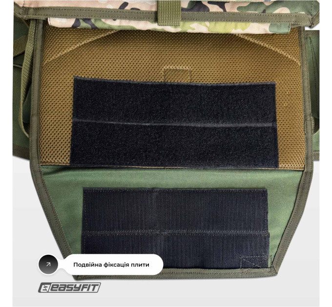 Плитоноска Pantsyr-2 (тактичний військовий жилет, бронежилет MOLLE) Multicam Original (Classic)