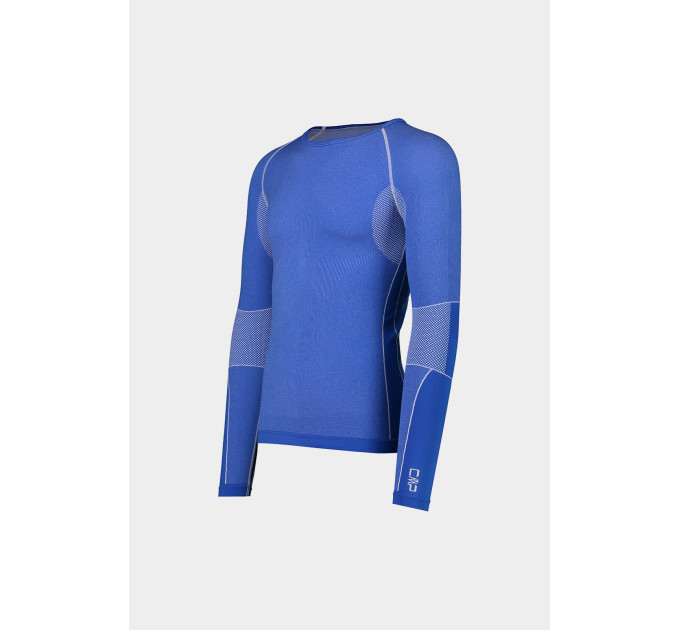 Чоловічий Термореглан CMP MAN SEAMLESS SWEAT Блакитний L/XL (7d3Y97800-N913 L/XL)