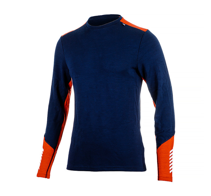 Чоловіча Термокофта HELLY HANSEN LIFA MERINO MIDWEIGHT CREW Синій 2XL (7d49364-598 2XL)