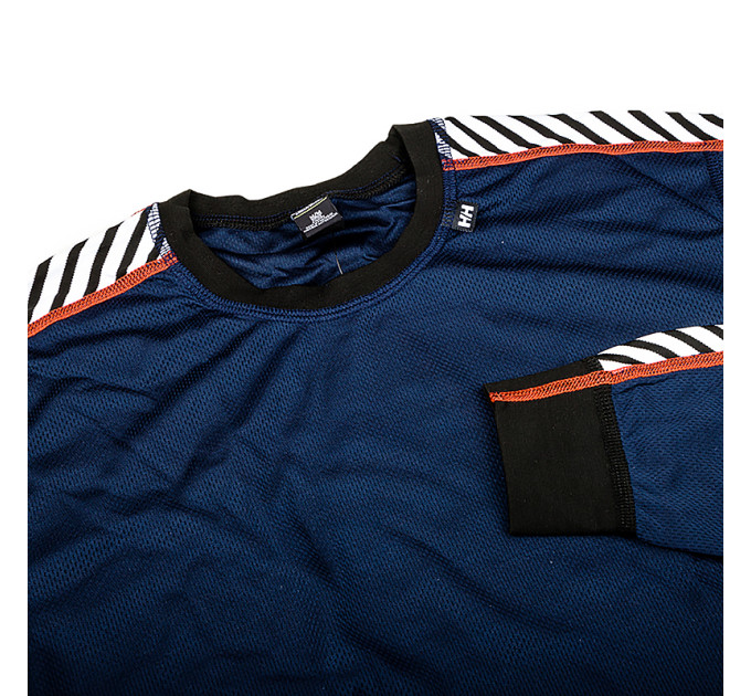 Чоловіча Термокофта HELLY HANSEN LIFA STRIPE CREW Синій L (7d48800-597 L)