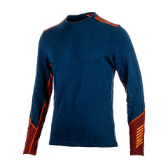 Чоловіча Термокофта HELLY HANSEN LIFA MERINO MIDWEIGHT CREW Синій L (7d49364-574 L)