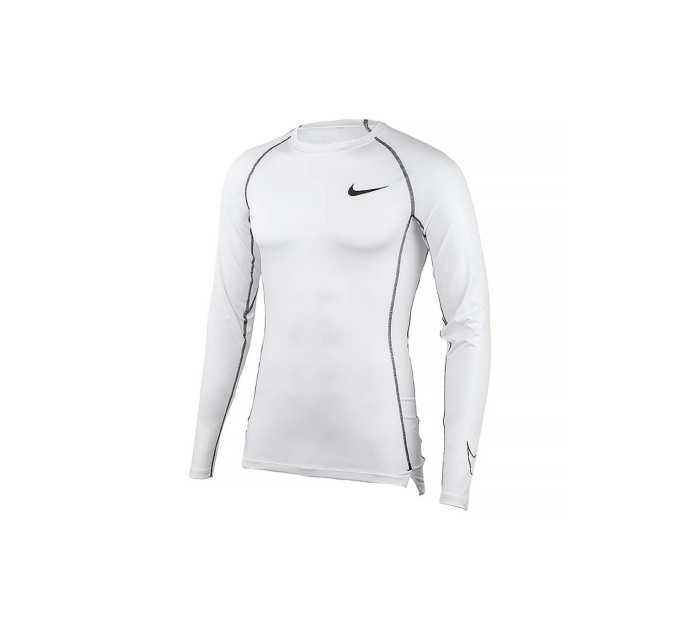 Чоловіча Термофутболка Nike M NP DF TIGHT TOP LS Білий XL (7dDD1990-100 XL)