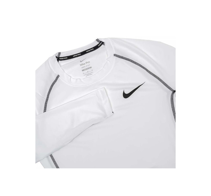 Чоловіча Термофутболка Nike M NP DF TIGHT TOP LS Білий XL (7dDD1990-100 XL)