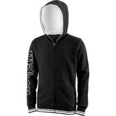Дитяча Толстовка Wilson TEAM II FZ HOODY Y Чорний 116-128 (WRA796701 116-128)