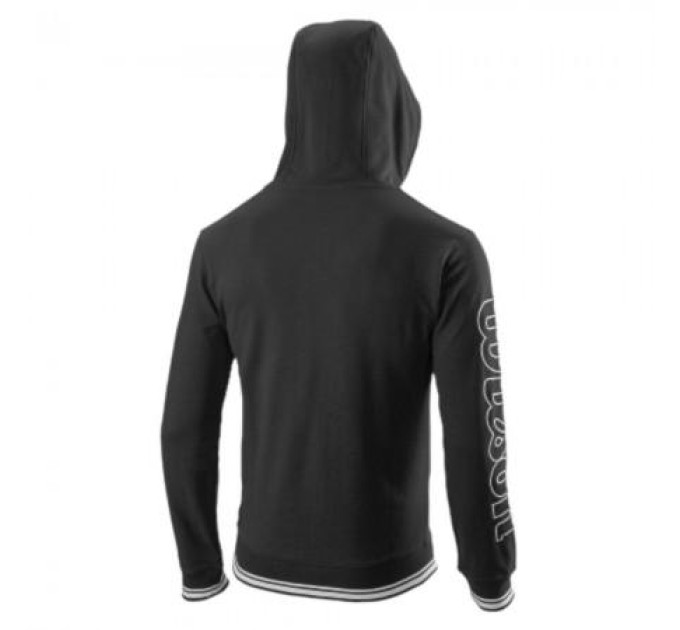 Дитяча Толстовка Wilson TEAM II FZ HOODY Y Чорний 128-140 (WRA796701 128-140)