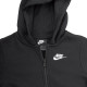 Дитяча Толстовка Nike B NSW HOODIE FZ CLUB Чорний 128-137 (7dBV3699-010 128-137)