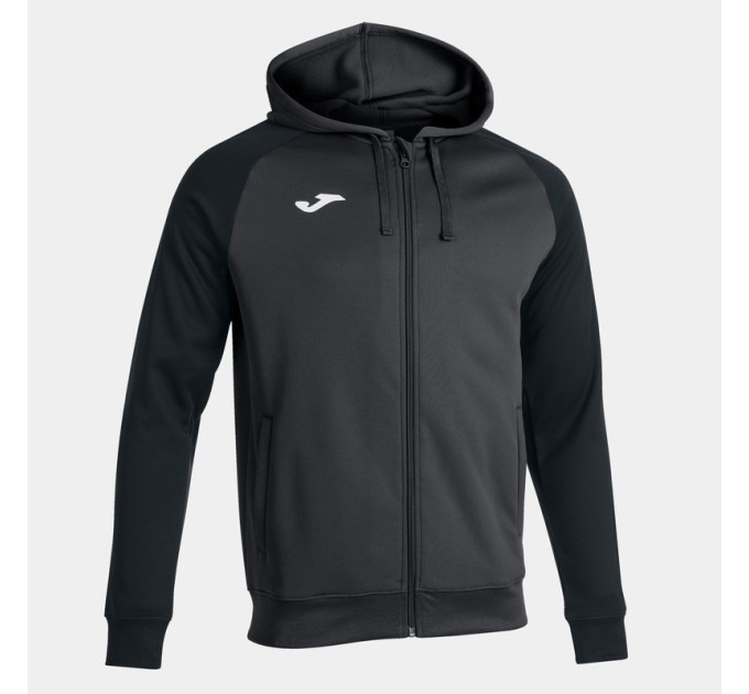 Дитяча куртка Joma ACADEMY IV ZIP-UP HOODIE темно-сірий,чорний 129-140 см 101967.151 129-140 см