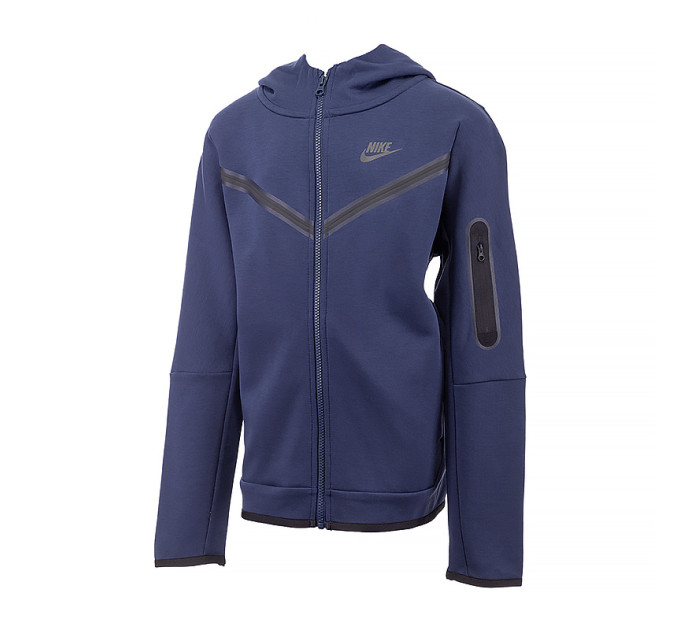 Дитяча Толстовка Nike B NSW TCH FLC FZ Синій 96-104 (7dCU9223-410 96-104)