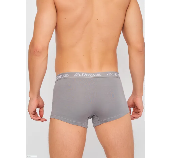 Боксери Kappa Boxer Uomo Elastico Logo centrato сірий M Чоловік K1231 GrigioUnito-M