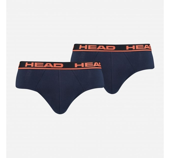 Труси-брифи Head BOXER BRIEF 2P синій, помаранчевий Чол S 100001753-003 S