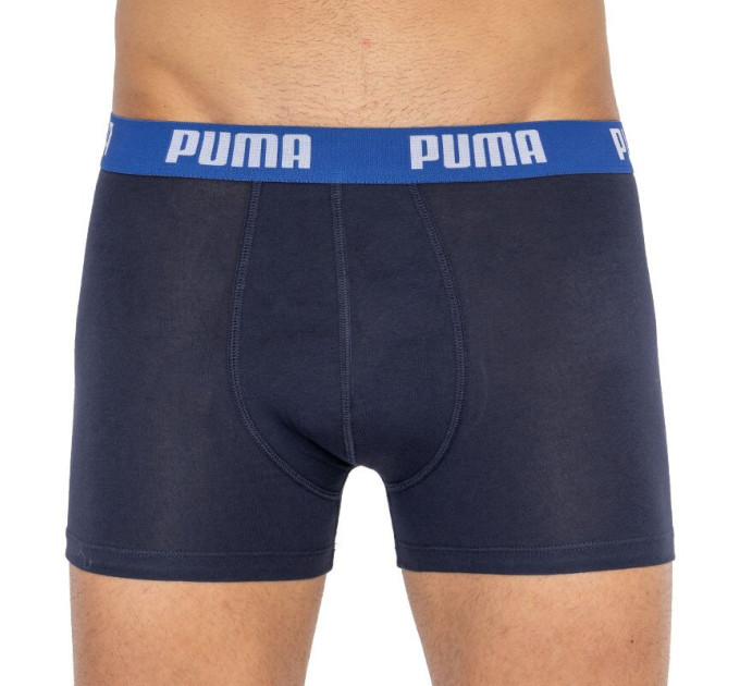 Труси-боксери Puma Basic Boxer 2-pack S blue/orange 521015001-002