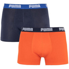 Труси-боксери Puma Basic Boxer 2-pack S blue/orange 521015001-002