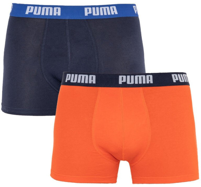 Труси-боксери Puma Basic Boxer 2-pack S blue/orange 521015001-002