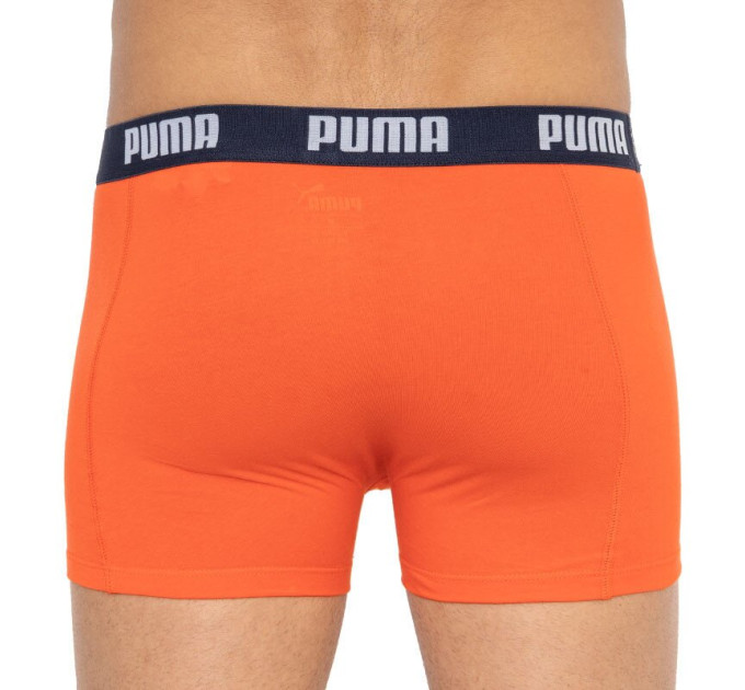 Труси-боксери Puma Basic Boxer 2-pack S blue/orange 521015001-002