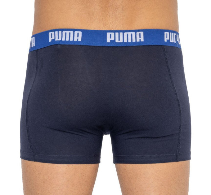 Труси-боксери Puma Basic Boxer 2-pack S blue/orange 521015001-002