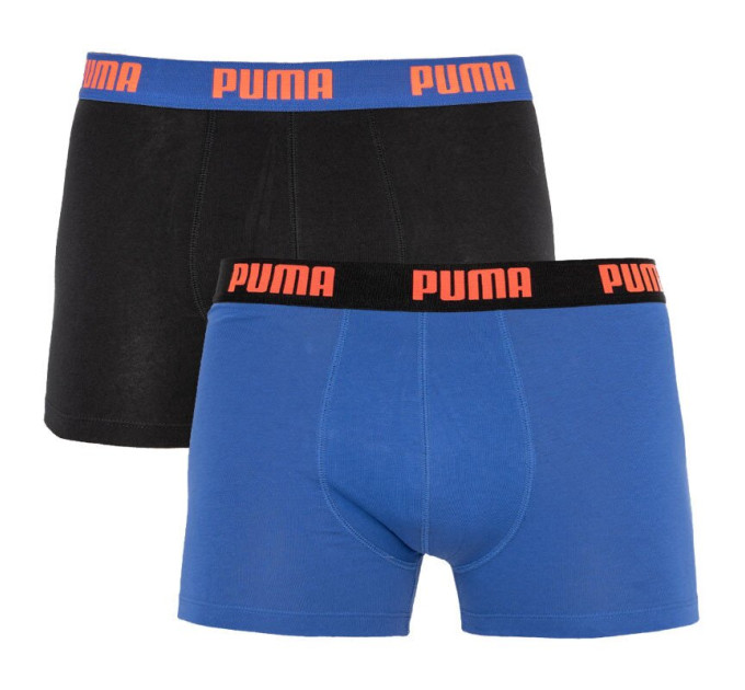Труси-боксери Puma Basic Boxer 2-pack S black/blue 521015001-004