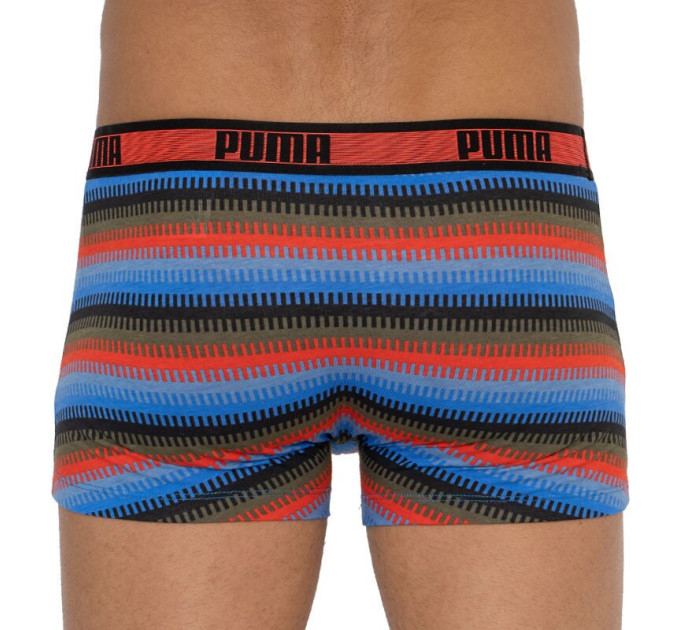Труси-боксери Puma Worldhood Stripe Trunk 2-pack S black/red/blue 501004001-030