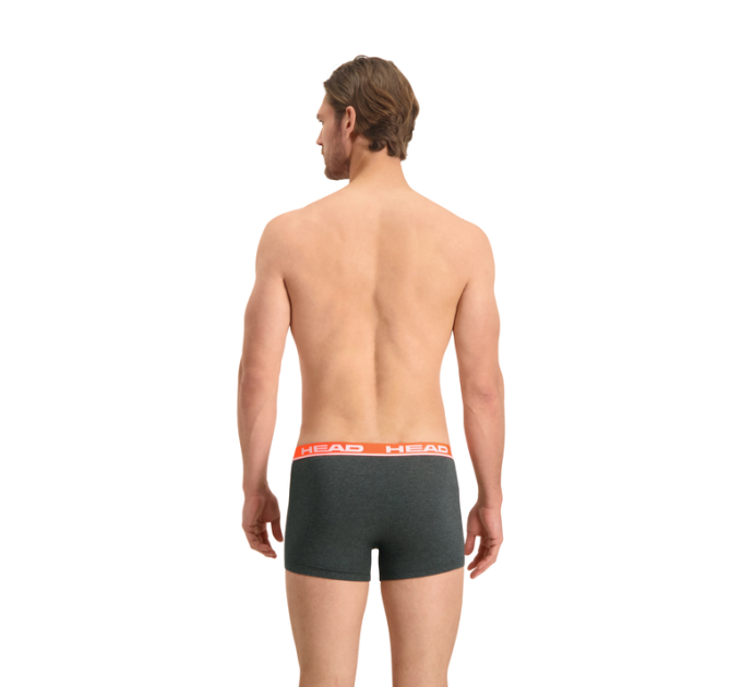 Труси-боксери Head BASIC BOXER 2P Сірий; Червоний XL (701202741-011 XL)