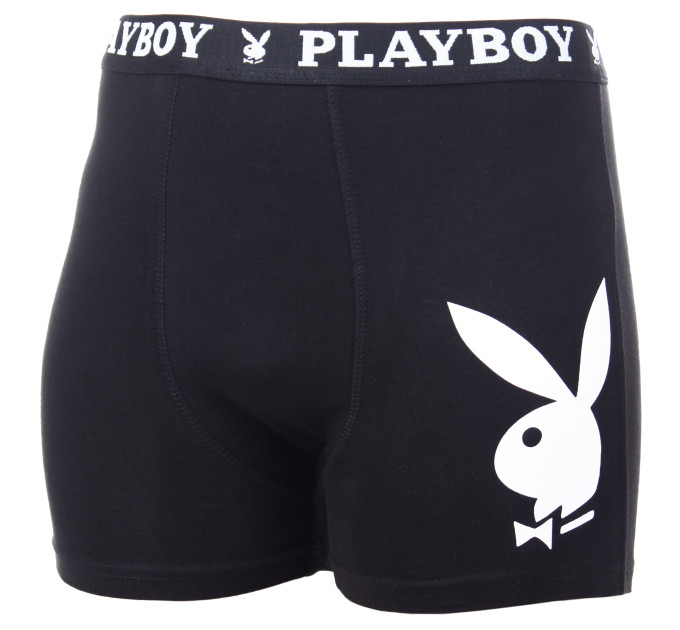 Труси-боксери Playboy Men's Underwear Classic 1-pack L black ANNYA-0102 Труси-боксери Playboy Men's Underwear Classic 1-pack L black ANNYA-0102