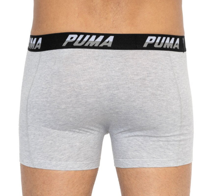 Труси-боксери Puma Logo AOP Boxer 2-pack L gray/white/black 501003001-200