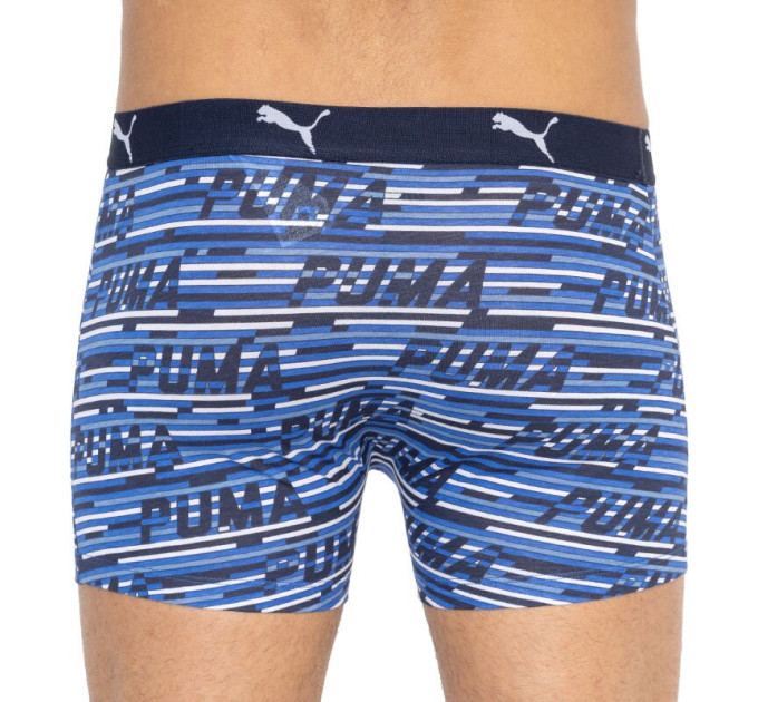 Труси-боксери Puma Logo AOP Boxer 2-pack XL blue 501003001-010