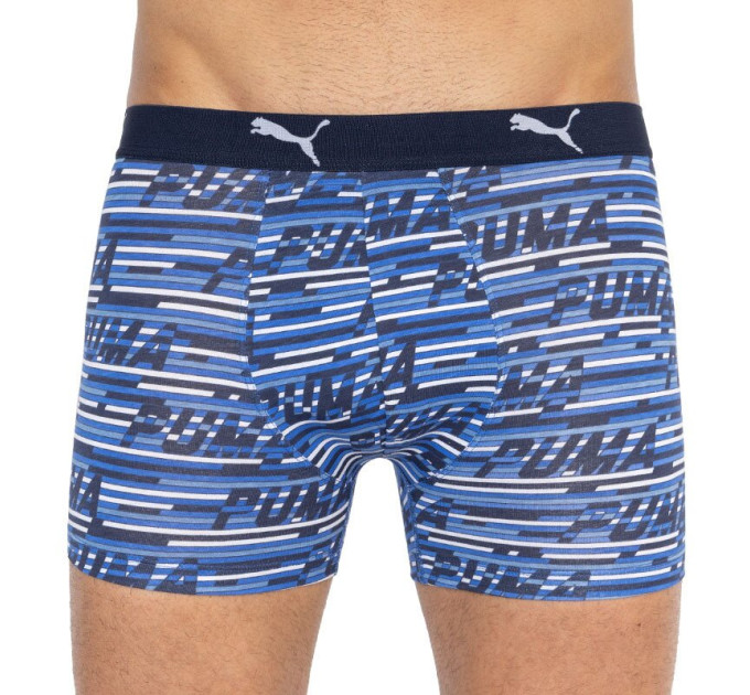 Труси-боксери Puma Logo AOP Boxer 2-pack XL blue 501003001-010
