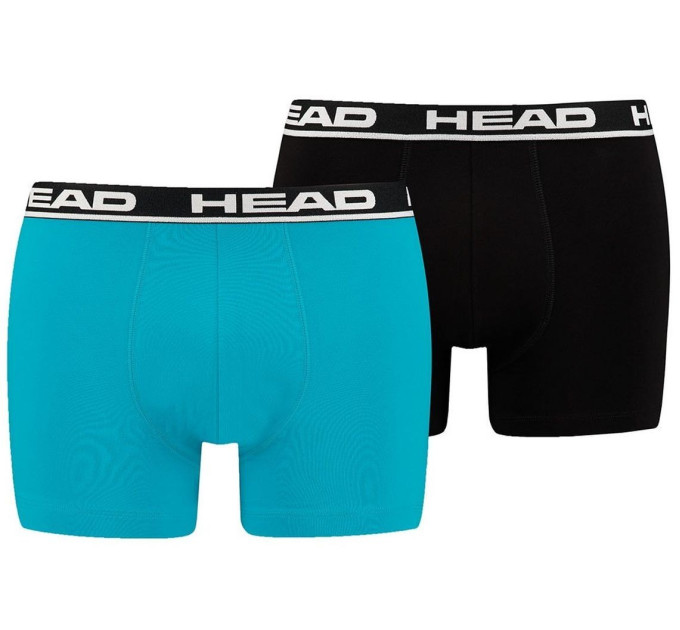 Труси-боксери Head BASIC BOXER 2P блакитний, чорний Чол XL 701202741-021 XL Труси-боксери Head BASIC BOXER 2P блакитний, чорний Чол XL 701202741-021 XL