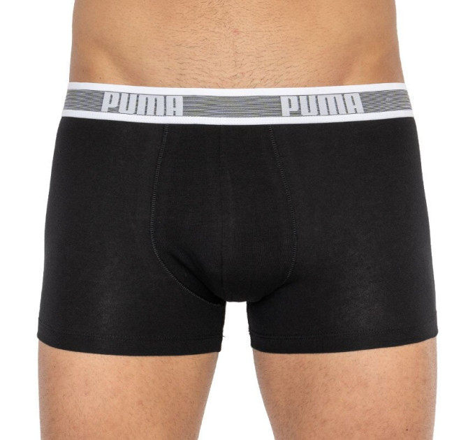 Труси-боксери Puma Worldhood Stripe Trunk 2-pack S black/gray/white 501004001-200