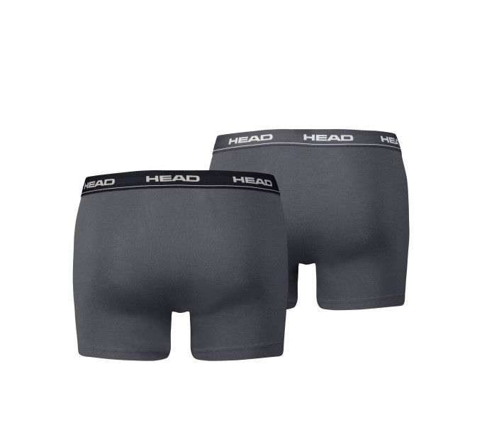 Труси-боксери Head Basic Boxer 2-pack S gray 841001001-415