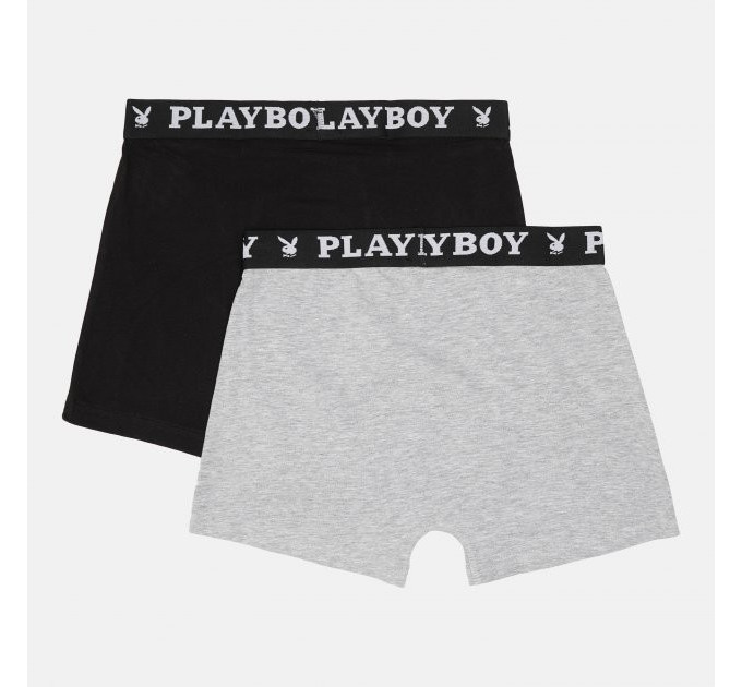 Набір труси-боксери ANNYA PLAYBOY BOXERSHORT чорний, сірий Чол XL ANNYA-24 XL